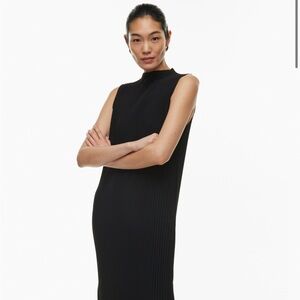 Aritzia Babaton Optimize Dress, Midi, Black (Medium)